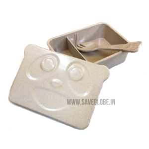 Rice Husk Panda Lunch Box for Kids