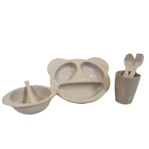 Rice Husk Panda Snack Kit for Kids