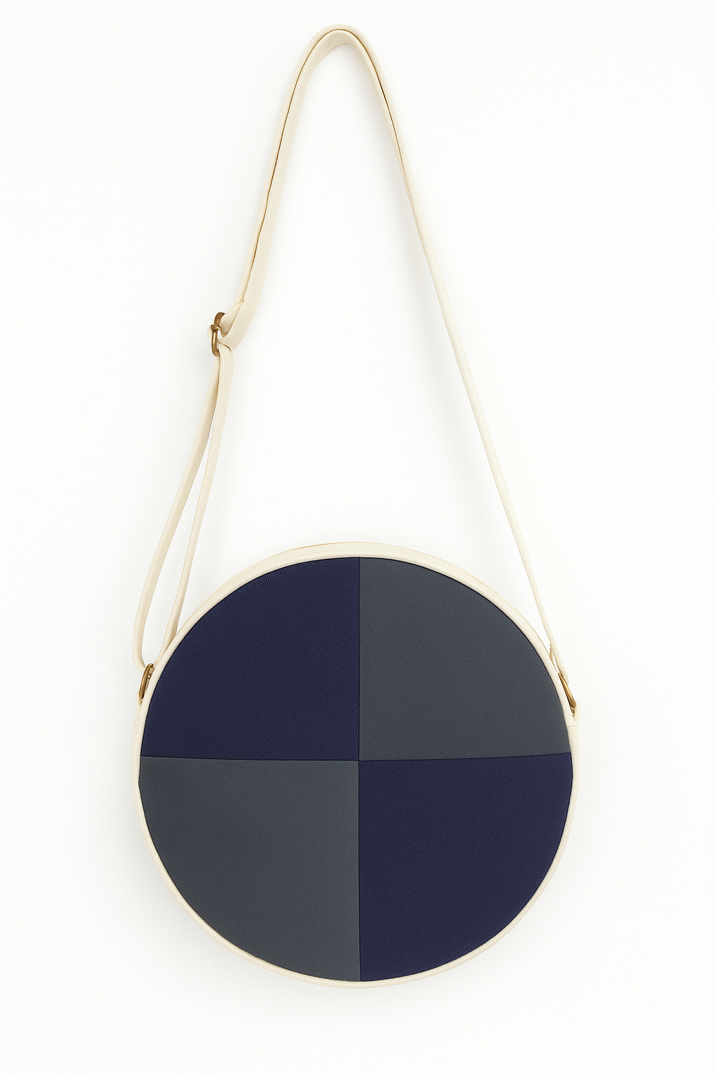 SaveGlobe’s CotClay Round Crossbody Bag – Cotton Canvas Sling with Dual-Tone Design | Lightweight & Stylish Everyday Bag